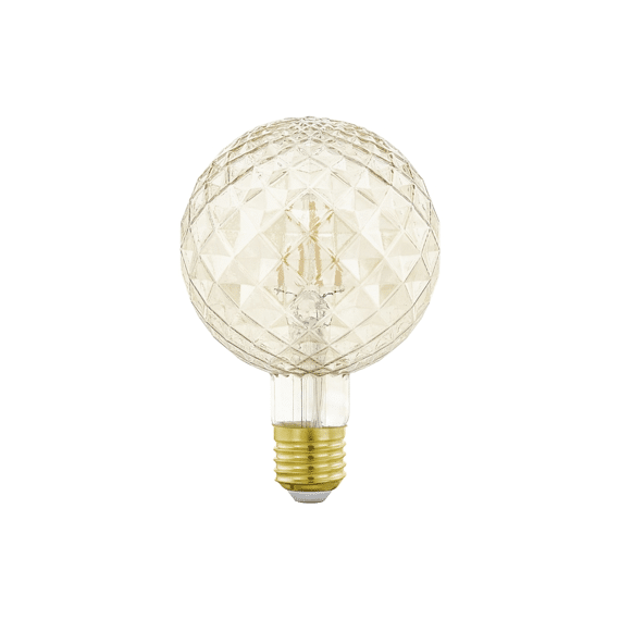 Eglo Lm-E27-Led G95 2,5W Amber 2200K Dimbaar