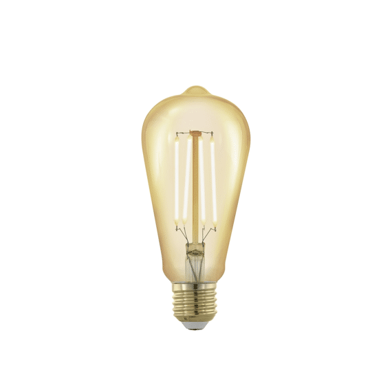 Eglo Lm-E27-Led St64 4,5W Amber 2200K 3XDimbaar