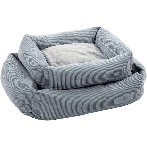 Flamingo Mand Colette Rechthoekig + Rits Blauw 50X40X16Cm
