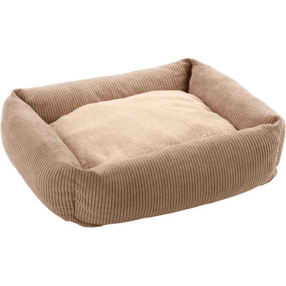 Flamingo Mand Colette Rechthoekig + Rits Taupe 50X40X16Cm
