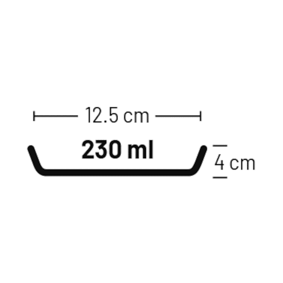 Flamingo Eet-En Drinkpot + Houder Kat Ansu Keram. Zwart-Wit Rond 230Ml12,5X4Cm