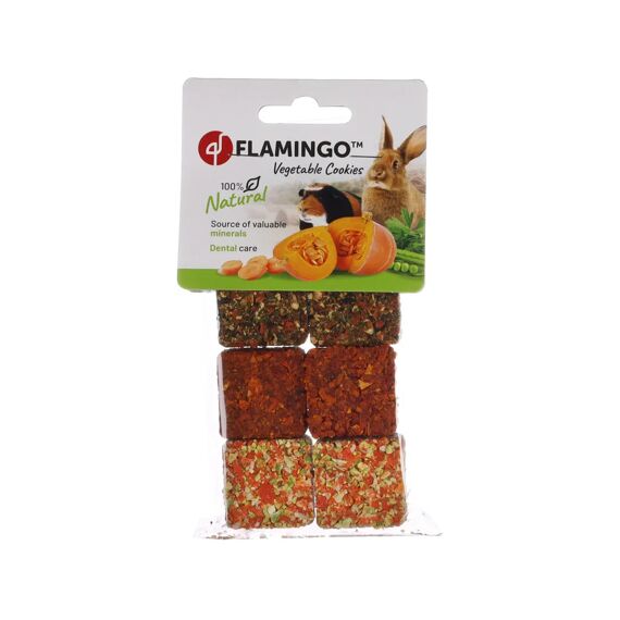Flamingo Groentenkoekjes Knaagdier 100Gr