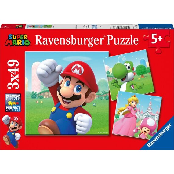 Ravensburger Puzzel 3X49 Stuks Super Mario