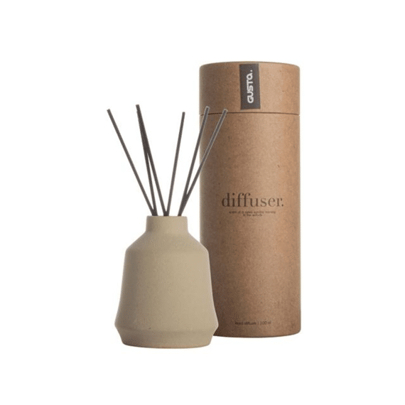 Gusta Diffuser 100Ml Ø7,5X22Cm Taupe 8,5 X 8,5 X 22 Cm