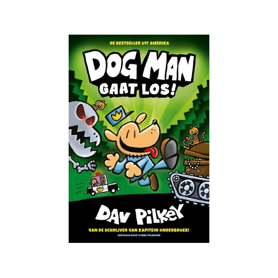 Dav Pilkey Dog Man Gaat Los