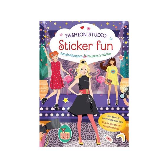 Fashion Studio Sticker Fun - Aankleedpoppen