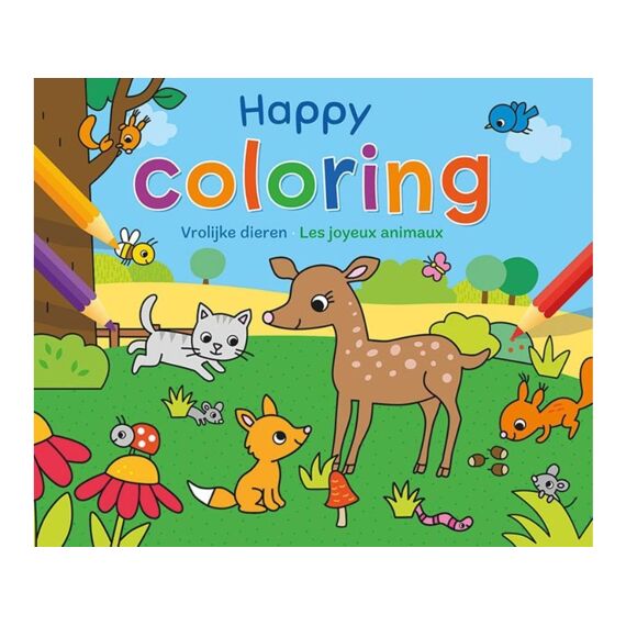 Happy Coloring Vrolijke Dieren