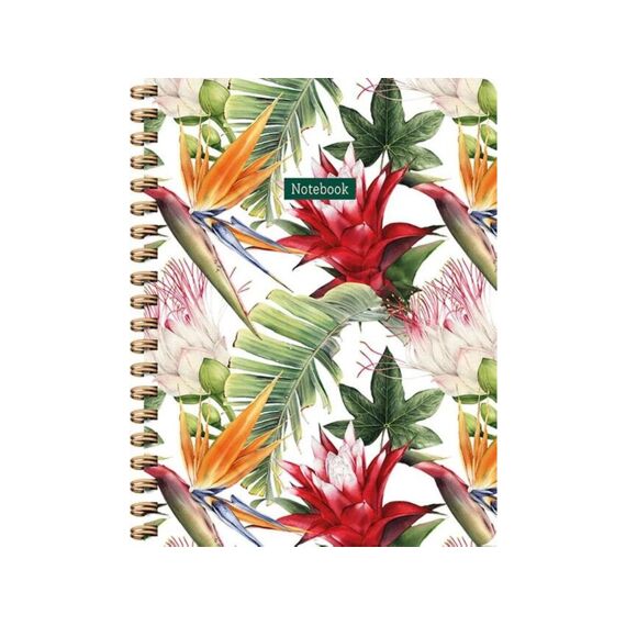 Exotic Notebook Spiraalboek Met Lijnen