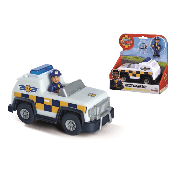 Brandweerman Sam 4X4 Politie 16Cm Met Rose