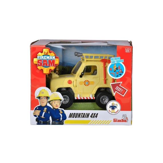 Brandweerman Sam Mountain 4X4 Licht En Geluid Met Figuur