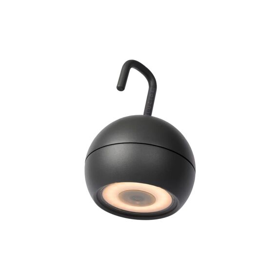 Lucide Sphere  Hanglamp Buiten  Ø 10,2 Cm  Led Dimb.  1X20W 2700K  Ip54  Antraciet