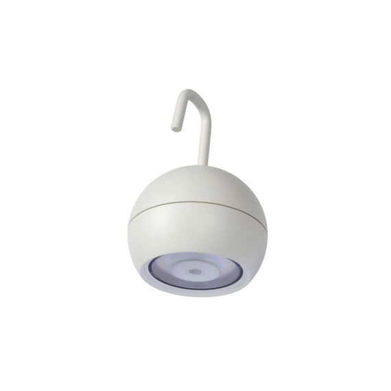 Lucide Sphere  Hanglamp Buiten  Ø 10,2 Cm  Led Dimb.  1X20W 2700K  Ip54  Wit