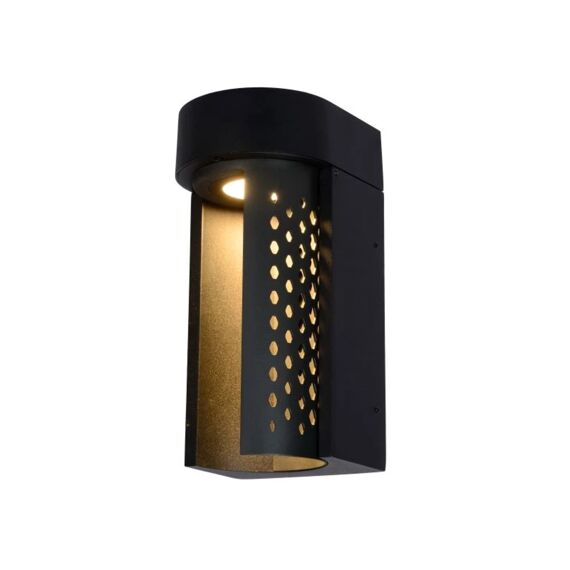 Lucide Kiran  Wandlamp Buiten  Led  1X10W 2700K  Ip65  Zwart