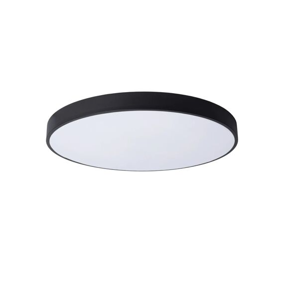 Lucide Unar  Plafonnière  Ø 60 Cm  Led Dimb.  1X60W 2700K  3 Stepdim  Zwart