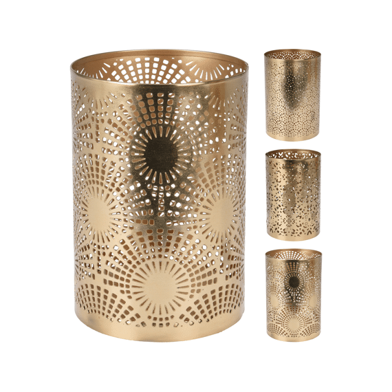 Theelichthouder 15Cm Gestanst Assortiment Prijs Per Stuk
