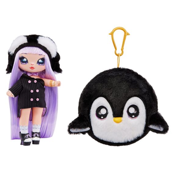 Na! Na! Na! Surprise 2-In-1 Pop + Pom Purse Cozy Series - Lavender Penguin