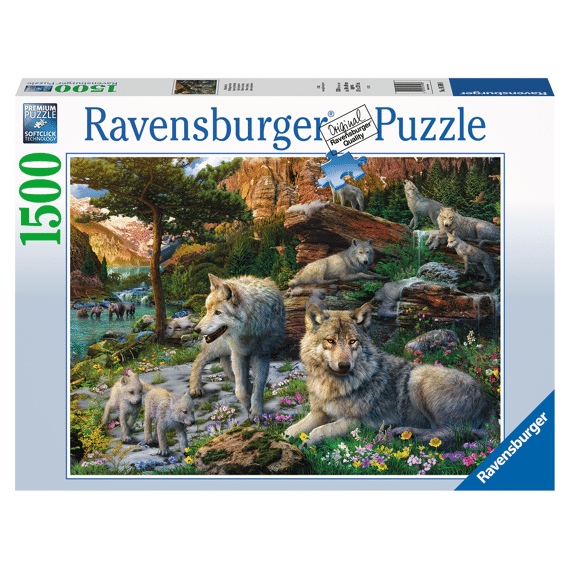 Ravensburger Puzzel 1500 Stuks Wolven In De Lente