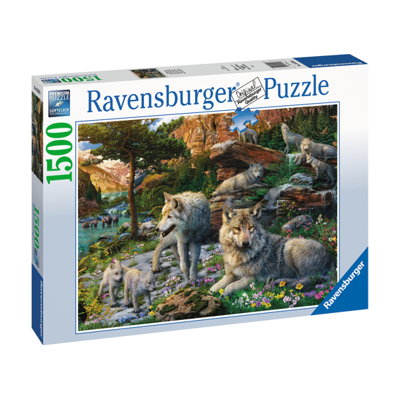 Ravensburger Puzzel 1500 Stuks Wolven In De Lente