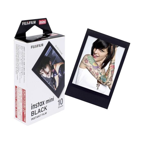 Instax Mini Film Black 10 Black Frame