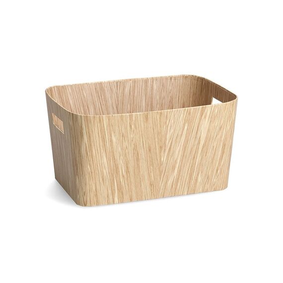 Opbergbox Wood Cardboard 34.2X24.5X18Cm