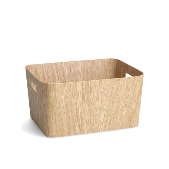 Opbergbox Wood Cardboard 39.5X30.5X20.3Cm