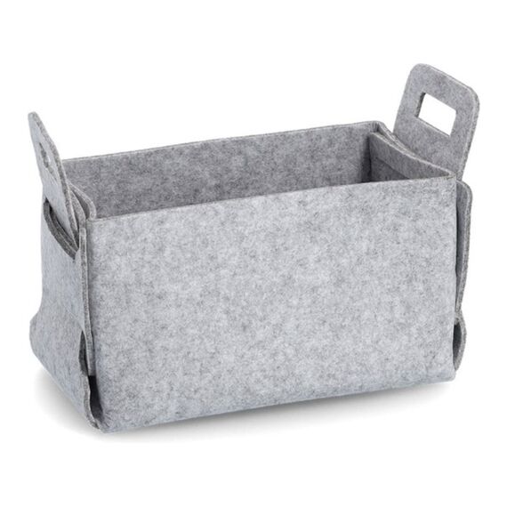 Opbergmand Felt Grey 18X13X11Cm Faltbar