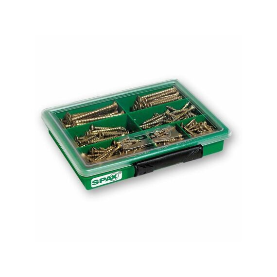 Spax Klein Pozi Yellox 245 Stuks. Assortiment Prijs Per Stuk/Kleur.