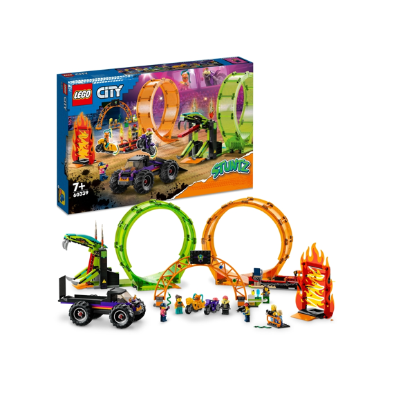 Lego City 60339 Dubbele Looping Stuntarena