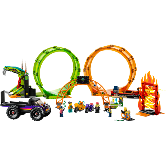 Lego City 60339 Dubbele Looping Stuntarena