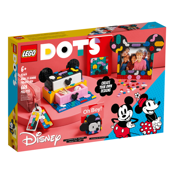 LEGO Dots 41964 Mickey & Minnie Mouse: Terug Naar School