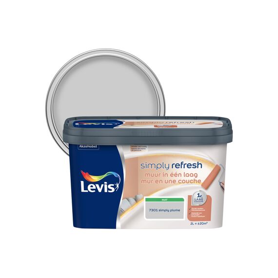 Levis Simply Refresh Muur In Een Laag Mat Plume 2 L