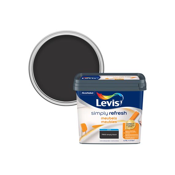 Levis Simply Refresh Meubels Satin Black 750 Ml
