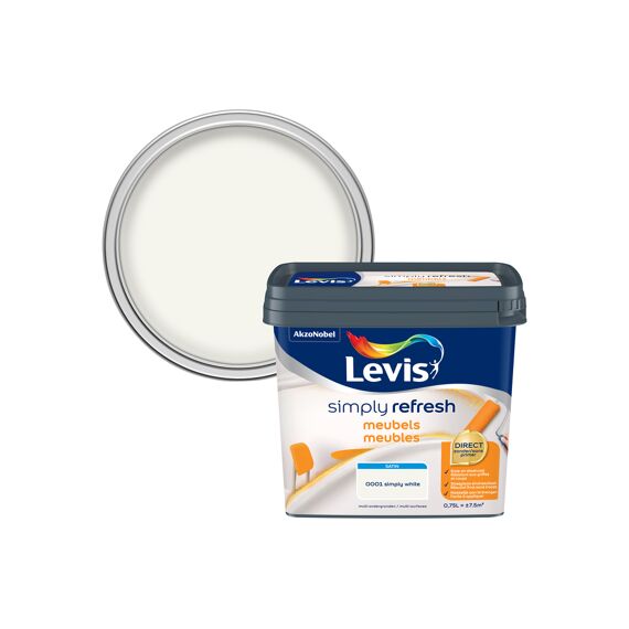 Levis Simply Refresh Meubels Satin White 750 Ml