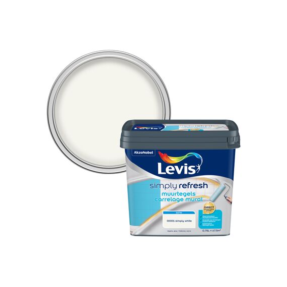 Levis Simply Refresh Muurtegels Satin White 750 Ml