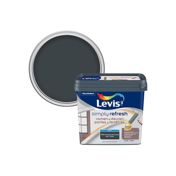 Levis Simply Refresh Ramen & Deuren Satin Dark Grey 750 Ml