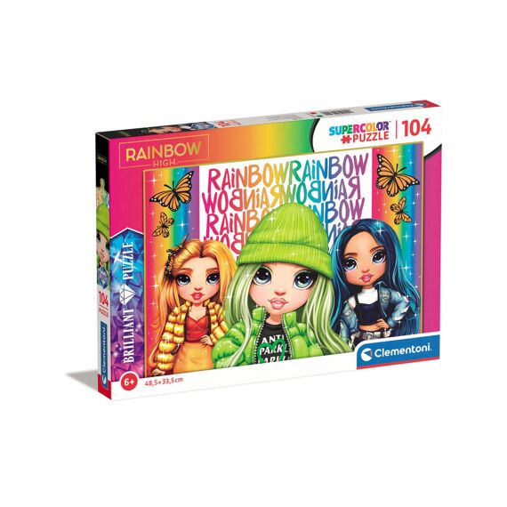 Clementoni Puzzel 104 Stuks Briljant Rainbow High