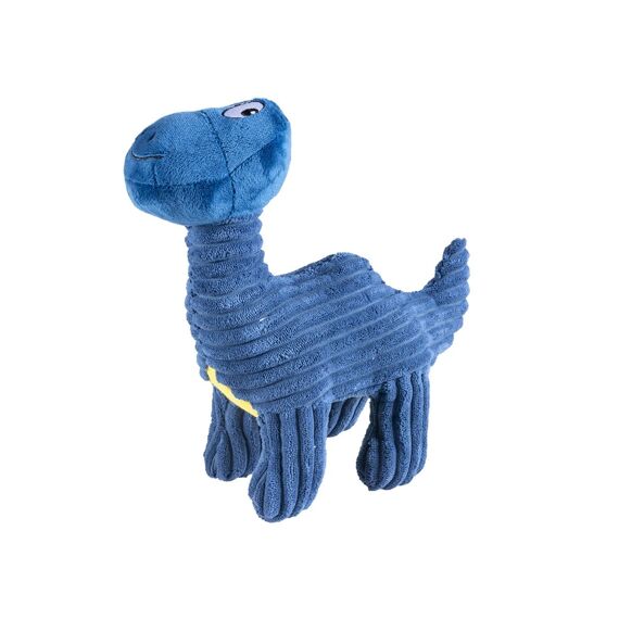 Duvo+ Pluche Dino Brontosaurus Corduroy 25X7X25Cm Blauw