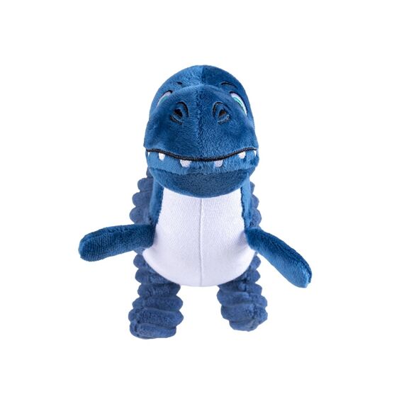 Duvo+ Pluche Dino Ankylosaurus Corduroy 32X8X17Cm Blauw