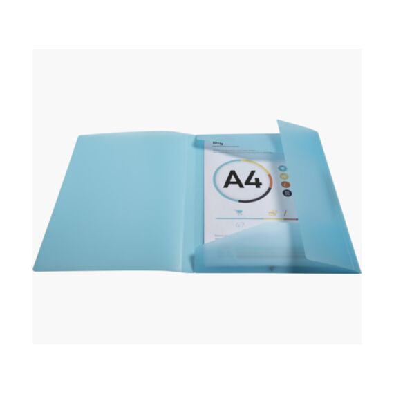 Kreacover Pastel Elastomap 3 Kleppen Pp A4 Geassorteerd - Assortiment Prijs Per Stuk/Kleur.