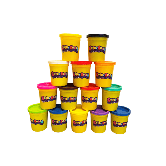 Set Van 14 Kleuren Klei