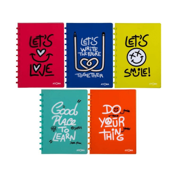 Atoma Schrift A4 Pp Writings Commercieel Geruit Assortiment Prijs Per Stuk