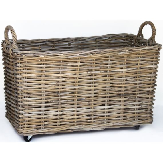 Rotan Bak Met Wielen 78X44Xh42Cm