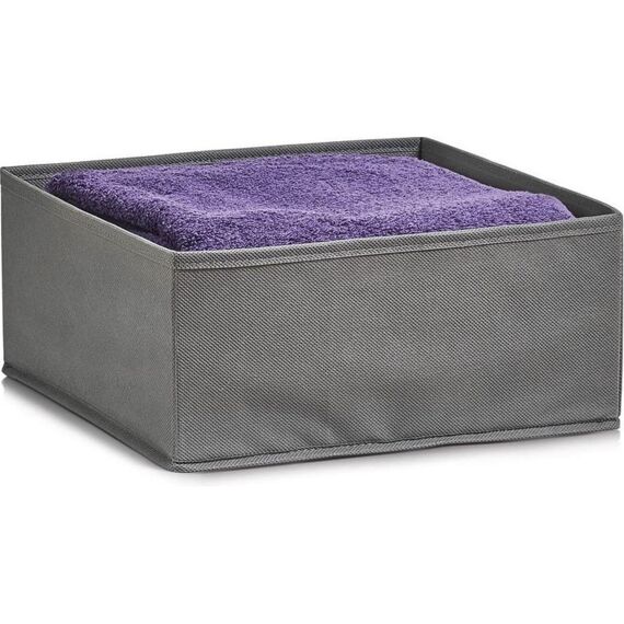 Storage Box Non-Woven Grey 28X28X13Cm