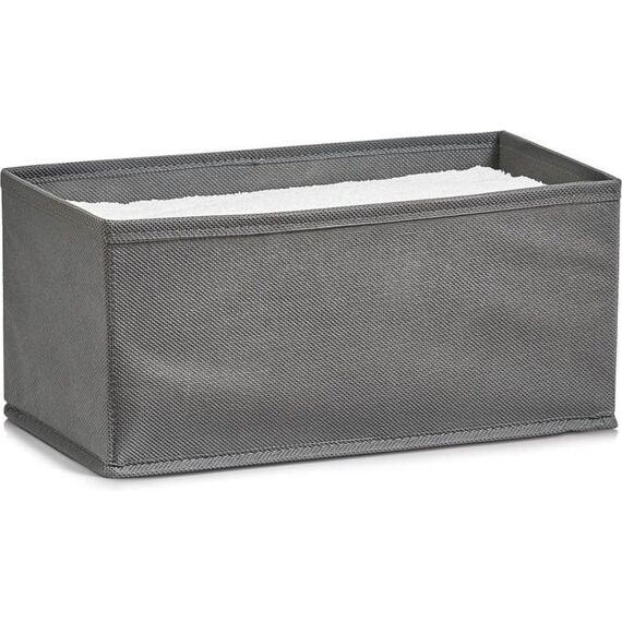 Storage Box Non-Woven Grey 28X28X13Cm