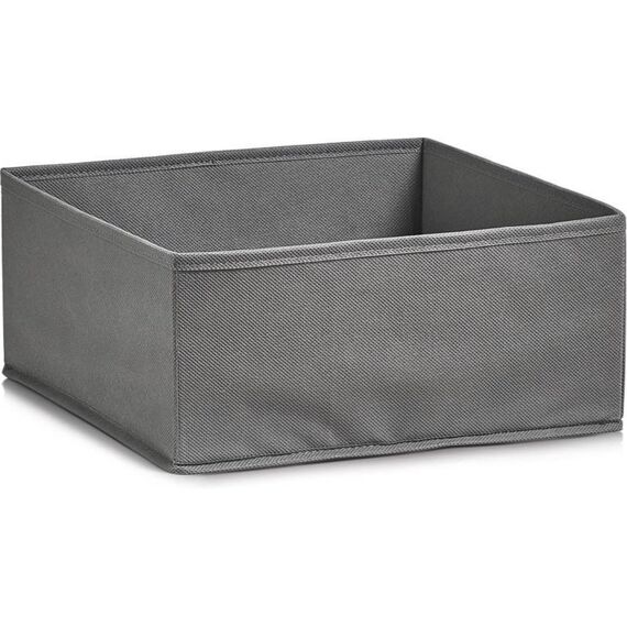 Storage Box Non-Woven Grey 28X28X13Cm