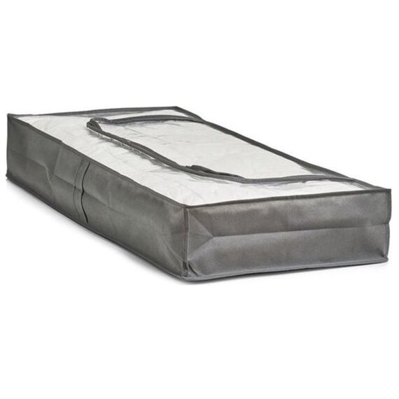 Underbed Storage Bag Non-Woven Grey 103X45X15Cm