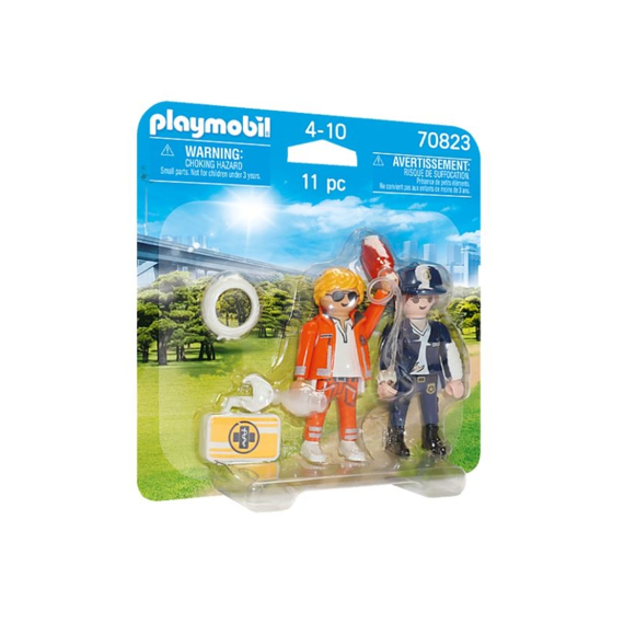 Playmobil 70823 Duopack Spoedarts En Politieagente