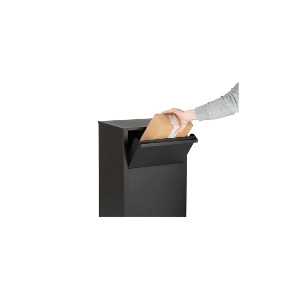 Staande Pakketbrievenbus Stuttgart Mat Zwart