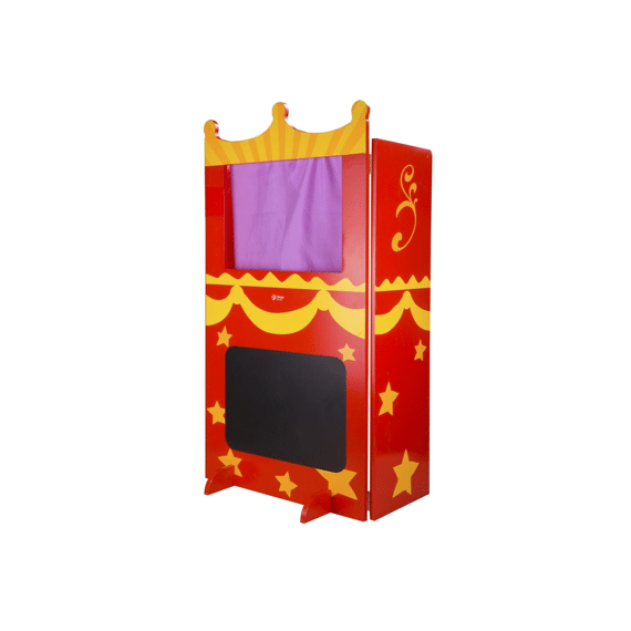 Poppenkast Hout Rood 87,5X55X24,5Cm