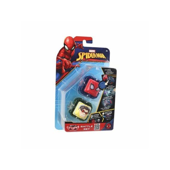 Battle Cubes Marvel Spiderman Dr Octopus Vs Metallic Spiderman 2 Pack Battle Set